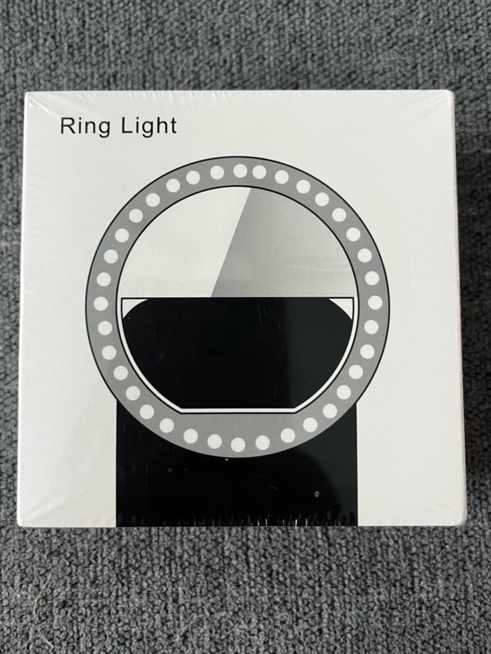 Ring Light Phone Accessory - Black